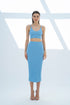 V NECK CROP TOP - Barrus London